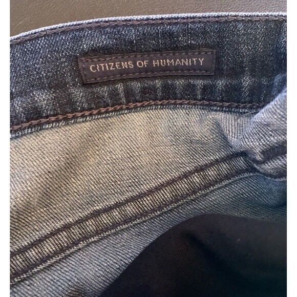 $249 Citizens of Humanity Mens 38x31" Blue Denim Straight Leg Perfect Jeans Note - Picture 7 of 16